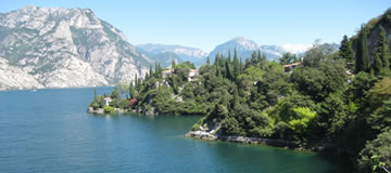 Lake of Garda panoramic view